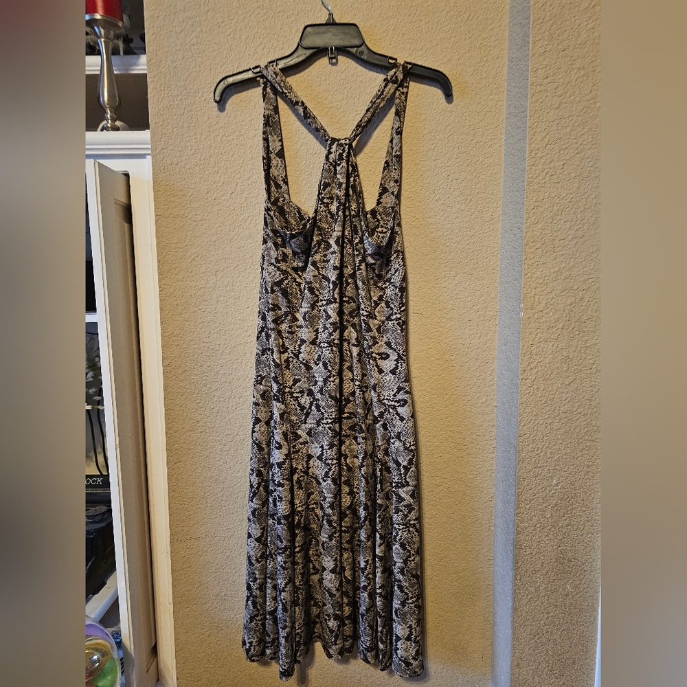 Adrianna Papell Snake Print Dress Size 12